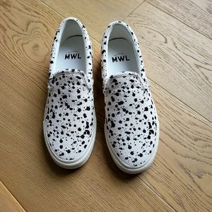 Madewell Sidewalk Calf Hair Slip-On Sneakers Women’s Size US 8M womens